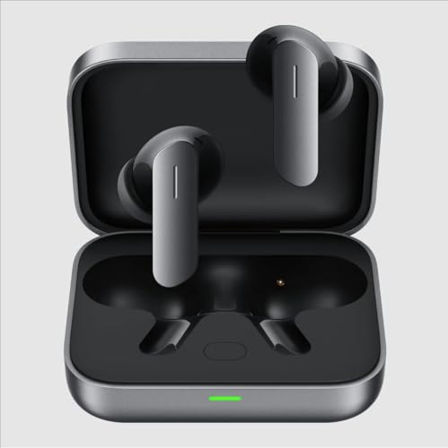 Realme Earbuds Air 7 True Wireless,12.4Mm Dynamic Bass Drivers,52Hrs Playtime,52Db Hybrid Anc,6 Mic Enc,45Ms Low Latency,360° Spatial Audio,Hi-Res Lhdc,Ip55 Dust & Water Resistant,Bt V5.4(Slategrey)