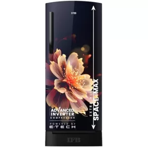 Ifb 197L 5 Star Direct-Cool Single Door Refrigerator With Advanced Inverter Compressor (Ifbdc-2235Dbmed,Mystic Bloosom Blue) Extraordinary Storage With Humidity Controller