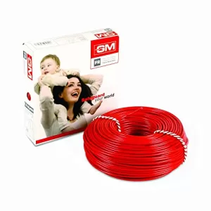 Gm Flame Retardant Wire – 6 Sq Mm (45 M, Red)