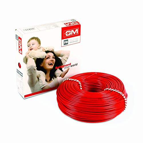 Gm Flame Retardant Wire – 6 Sq Mm (45 M, Red)