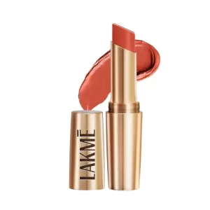 Lakmé Powerplay Priming Matte Lipstick, Smooth Matte Finish, Lightweight Lipstick, Smudgeproof, Lasts 16Hrs, Hydrates Lips, Brick Blush, 3.6G