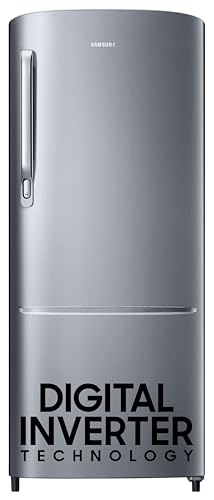 Samsung 223 L, 3 Star Inverter Direct-Cool Single Door Refrigerator (Rr24C2723S8/Nl, Silver, Elegant Inox)