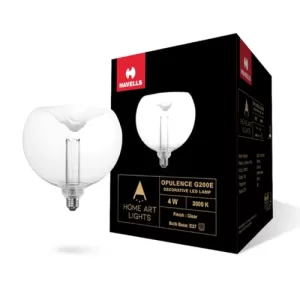 Havells Decorative Bulb-Opulence G200E Clear 4W 3000K E27 Lamp