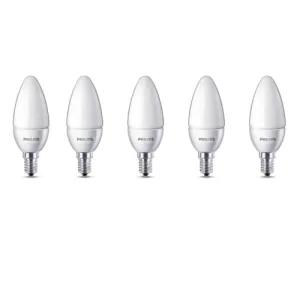 Philips Ace Saver Base E14 2.7-Watt Led Lamp (Pack Of 5, Crystal White)