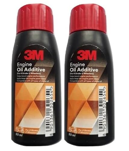 3M Engine Oil Additive, Effective Engine Lubrication And Power Transmission (50Ml Each, Pack Of 2)