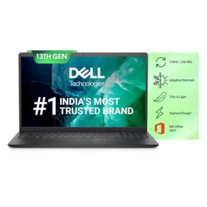 Dell 15 (Smartchoice) Thin & Light Laptop, 13Th Gen Intel Core I3-1305U Processor/ 8Gb/ 512Gb Ssd/ 15.6″ (39.62Cm) Fhd 120Hz Ips Display/Windows 11 + Mso’24+Mcafee 12 Month/Carbon Black/ 1.62Kg