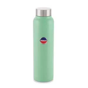 Tosaa Stainless Steel Sleek Design Fridge Water Bottle| Durable, Leak Proof | Bpa Free | Bottle For Kids, School -900Ml – Pestal Green
