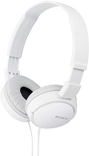 Sony Mdr-Zx110A On Ear Stereo Wired Headphones (White), Without Mic