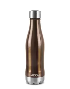 Milton New Duke 750 Thermosteel Hot And Cold Water Bottle, 620 Ml, Coffee Brown