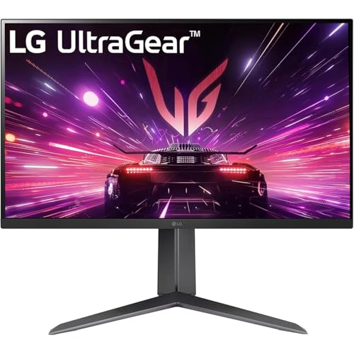 Lg 27Gs65F 27 Inch Ultragear Ips Full Hd Gaming Monitor (1920 X 1080), 1Ms, 180Hz, Hdr 10, Nvidia G-Sync, Amd Freesync Compatible, Displayport, Hdmi, Hp Out, Tilt/Height/Pivot Adjustments, Black