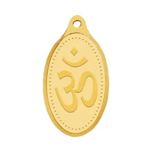 WHP Jewellers 24kt (999) 5 gram OM Yellow Gold OM Pendant