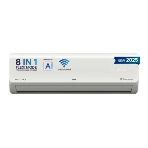 IFB 2025 Model Silver Plus Smart Series 1.5 Ton 5 Star In-built Wifi Split AC with HD Compressor, AI, Dual Gold Gold Fin & 8-in-1 Flexi Mode – White (CI185SL22SGN1, Copper Condenser)