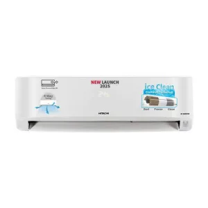 Hitachi 1.5 Ton Class 5 Star Xpandable+ Inverter Split AC (100% Copper, Smart Display, 4-Way Swing, ice Clean, Dust Filter, 5400STXL RAS.G518PCCIBT, White)