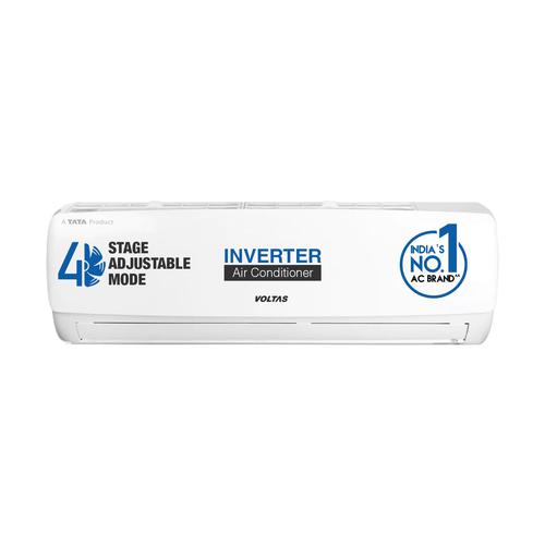 Voltas 1.5 Ton 5 Star, Inverter Split AC(Copper, 4-in-1 Adjustable Mode, Anti-dust Filter, 185V Vectra Elegant,White)