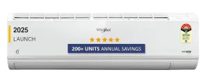 Whirlpool 1.5 Ton 5 Star, Magicool Inverter Split AC (MAGICOOL 15T 5S INV CNV S5K2PP0, Copper, Convertible 4-in-1 Cooling Mode, HD Filter White)