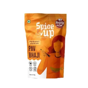 Spice Up Foods Pav Bhaji | Instant Mumbai Street Food | Ready-to-Eat Freeze-Dried Delight | No Preservatives or Additives | Just In 7 Minutes (Pack of 1)