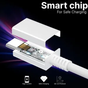 Alitayee 25W USB Type C to C,1M Fast Charging USB C Cable High Speed Data Transfer Compatible with Samsung Galaxy M35/M15/F15/A15/A14/M14/F14/M34/F34/A34/A54/S21 Fe/S22/S23/S24/S25 Plus Ultra By Bkayp