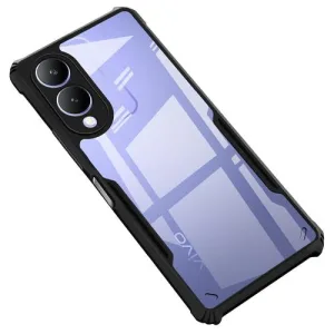 Amazon Brand – Shiaram Back Case Cover for Vivo Y17s / Y28 5G / Y36i (Polycarbonate, Thermoplastic Polyurethane_Matte Black)