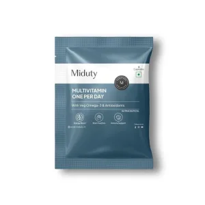 Miduty Multivitamin with Omega 3 for Men & Women | Daily Vitamin Supplement | 6 Capsule