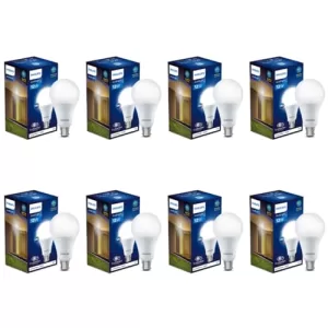 Philips Base B22 12-Watt (Pack Of 8, Cool Day Light)