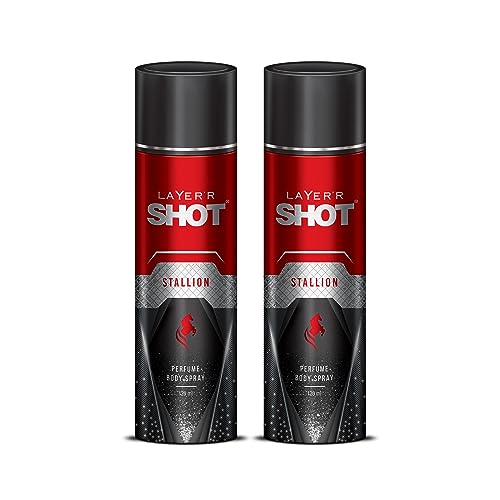 Layer’R Shot Stallion Body Spray For Men – 2 X 120Ml Each | Long Lasting Fragrance Premium With Exotic Scent | Perfect For Daily Use | Ideal Gift For Him