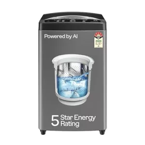 Godrej 7 Kg 5 Star, Ai Powered, Fabrisafe Steel Drum, Magic Lint Filter, Fills Tub At ~0 Water Pressure, Fully-Automatic Top Load Washing Machine (Wteon Alp 70 5.0 Fdun Gpgr, Graphite Grey)