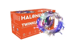 Halonix Twinkle 32 Feet Multicolor 46 Led Decorative Light | Diwali Lights For Decoration For Home | Fairy Light | Festival Light | Curtain Light For Decoration | String Light For Diwali | Pack Of 1