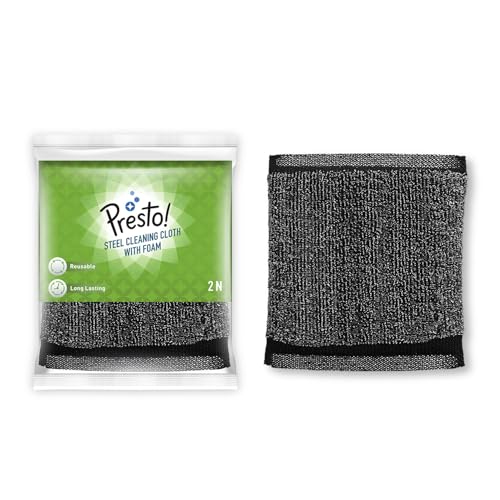 Presto! Steel Knitted Cleaning Cloth With Foam | Pack Of 6