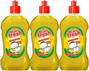 stanfresh Liquid Dish Wash Gel( Pack Of 3) Dish Cleaning Gel  (Lemon, 3 x 0.5 L)