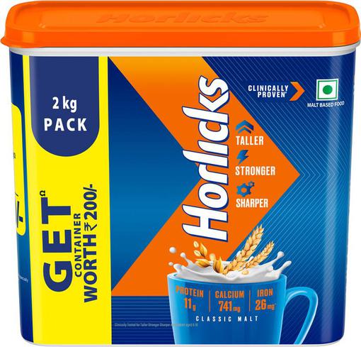 HORLICKS Nutrition Drink Plastic Container  (2 kg)