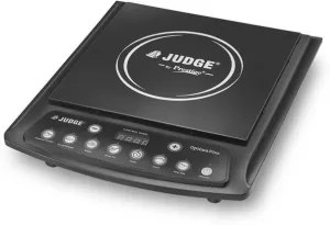 Judge by Prestige 1600 W Induction Cooktop Push Button  (Black, Optima Plus 1600W)