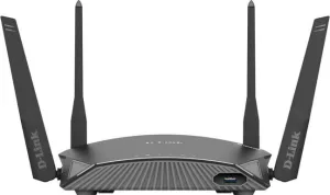 D-Link EXO DIR-2660 Wireless Router 2.4 GHz, 5 GHz 2600 Mbps Wifi Speed Dual Band External Antenna Ethernet (Cable Broadband)  (Black)