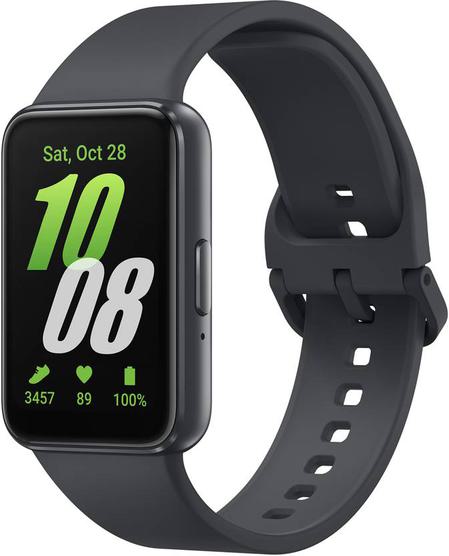 Samsung Galaxy Fit3 | AMOLED Display & Aluminium Body | Upto 13Day Battery | 5ATM & IP68  (Gray Strap, Free Size)