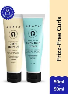ARATA Curl Styling Combo for Frizzy, Wavy & Curly Hair | Get Frizz-Free, Defined Curls  (2 Items in the set)