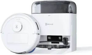 ECOVACS DEEBOT MINI Robotic Floor Cleaner with 2 in 1 Mopping and Vacuum, Anti-Bacterial Cleaning (WiFi Connectivity, Google Assistant and Alexa)   (White)  