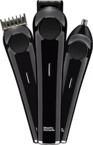 Morphy Richards Kingsman Elite 3 in 1 Trimmer 90 min Runtime 11 Length Settings (Black)
