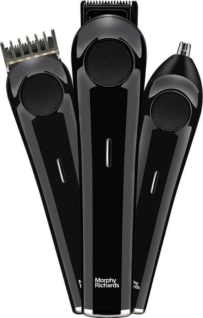 Morphy Richards Kingsman Elite 3 in 1 Trimmer 90 min Runtime 11 Length Settings (Black)