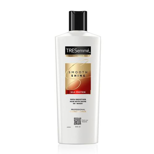 TRESemmé For Dry Hair Fresh Smooth Shine Conditioner With Vitamin H And Silk Protein | Salon-Smooth Silky Hair| Shiny And Smooth Hair | Intense Hydration, 335 millilitre