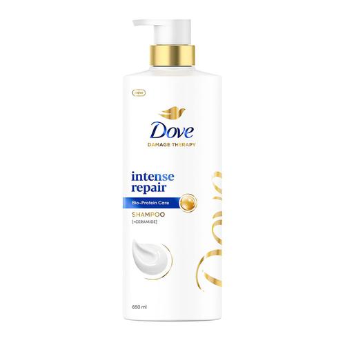 Dove Intense Repair Shampoo 650 ml || Repairs Dry and Damaged Hair || Strengthening Shampoo for Smooth & Strong Hair