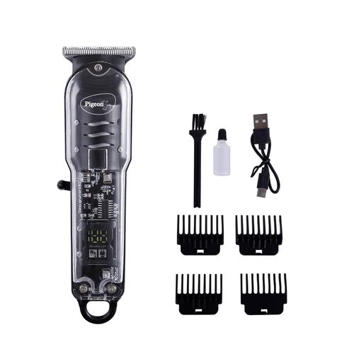 Pigeon Delight Battery Powered Beard Trimmer for Men| Stainless Steel Blade| USB C type Charging| 1.5Hr runtime| 2 HR charge time | 2 Years Warranty