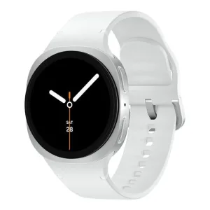 Samsung Galaxy Watch8 (44mm, Bluetooth, Silver) with 3nm Processor | Dual GPS | Sapphire Glass & Armor Aluminum | 5ATM & IP68 | BP, ECG, IHRN & Vascular Load Monitoring | Anti-oxidant Index