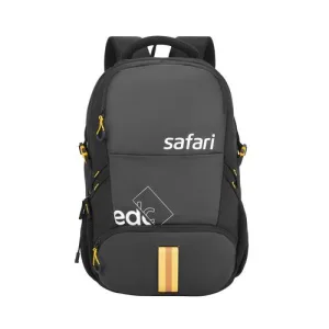Safari Grande 43L Expandable Travel Laptop Backpack, 3 Compartments, Compression Straps, Bottle Holder, Overnighter Travel Bag For Boys And Girls, Color- Black