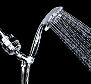 ProKart High Output Revitalizing Shower and Tap Filter for Hard Water – Water Softener for Bathroom | Silkify & Strengthen Skin & Hair | Reduce Hair Fall & Skin Dryness (Chrome)