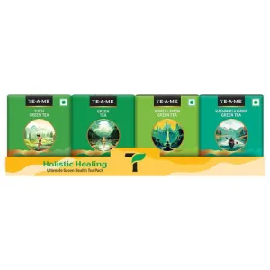 TE-A-ME Assorted Green Tea Bags – 40 pcs | Green Assorted Tea Bags | Greentea Sampler | Diwali Gift