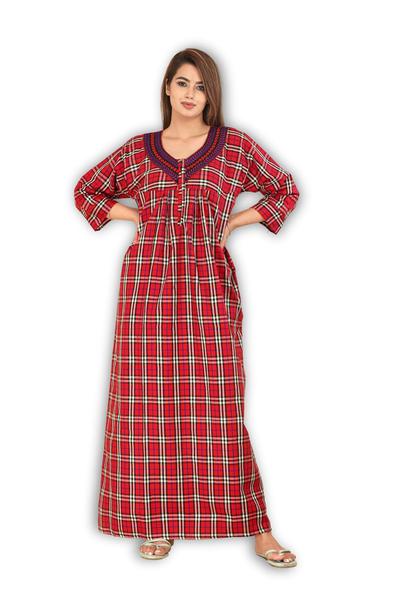 HARGUN NIGHT WEAR Cotswool Nightgown for Women | Winter Nighty for Women |
