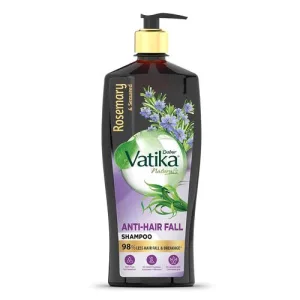 DABUR Vatika Rosemary & Seaweed Anti-Hairfall Shampoo – 640Ml|Reduces Hair Fall|Stimulates Hair Growth And Thickness|Co-Created With Dermatologist|No Sulphates, Silicones & Parabens|Animal Test Free