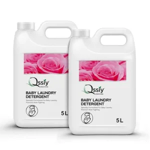 Qssiy Baby Laundry Liquid Detergent 10L – Blossom Lily Scent, Allergen-Free Bio-Enzymes for Newborn Clothes, Gentle Stain Remover & Skin Safe – Great Indian Festival 2025