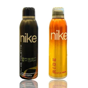 Nike Ride and Green Storm Eau De Toilette Deodorant for Men – Combo pack of 2 deodorant for men, Deos for Boys and Men, Sporty and Regular use deos (200ml*2)
