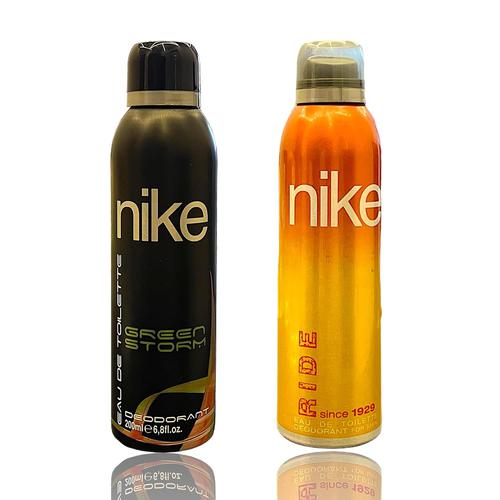 Nike Ride and Green Storm Eau De Toilette Deodorant for Men – Combo pack of 2 deodorant for men, Deos for Boys and Men, Sporty and Regular use deos (200ml*2)