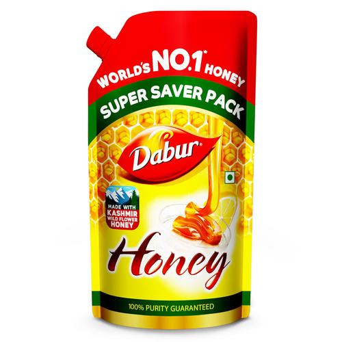 Dabur Honey – 750g Easy Use Spout Pouch | 100% Pure | World’s No.1 Honey Brand with No Sugar Adulteration | For Fitness & Health | Natural Immunity Booster | 100% Indigenous | Rich in Antioxidants & Minerals